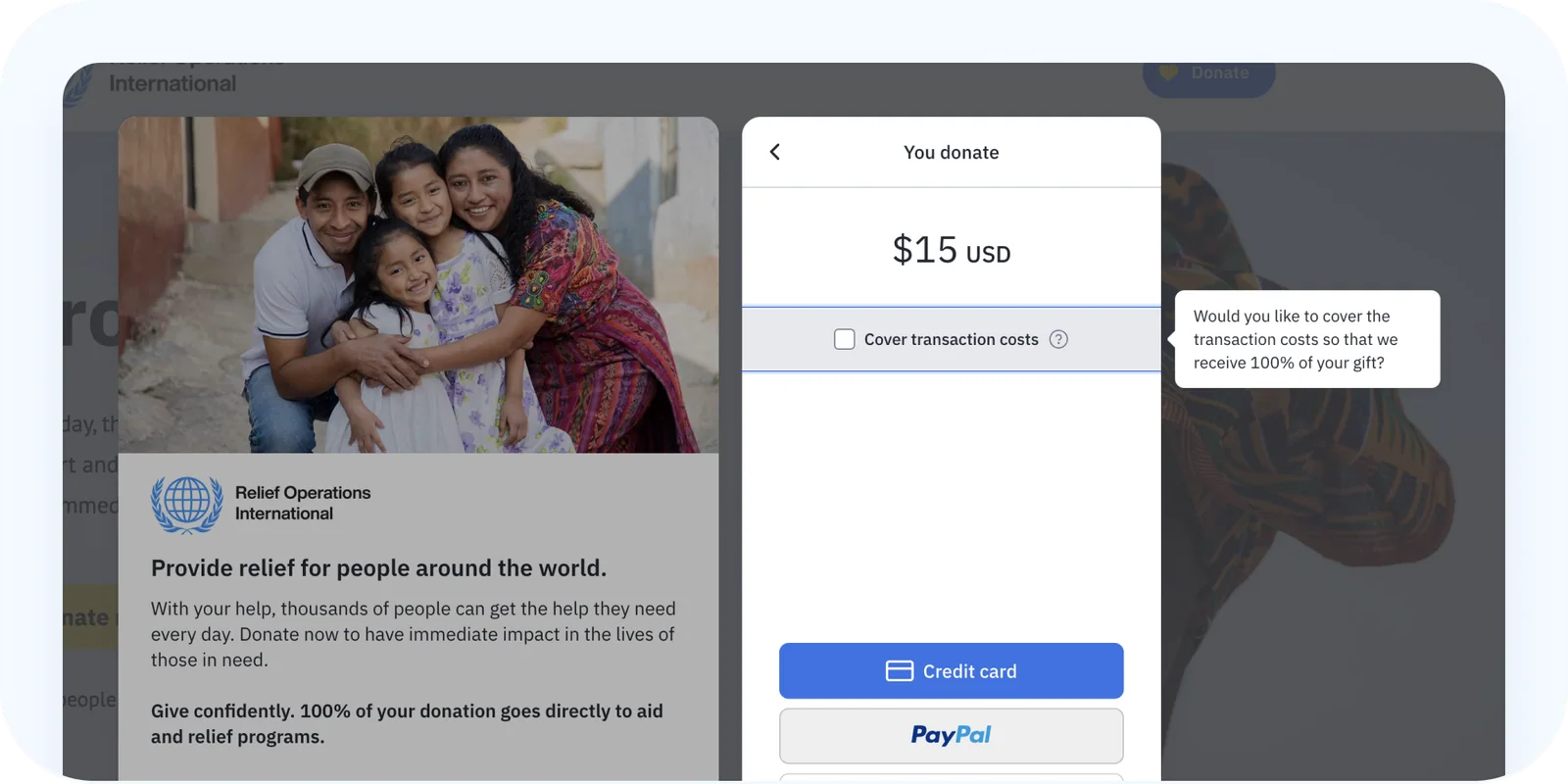 Fee coverage disabled state